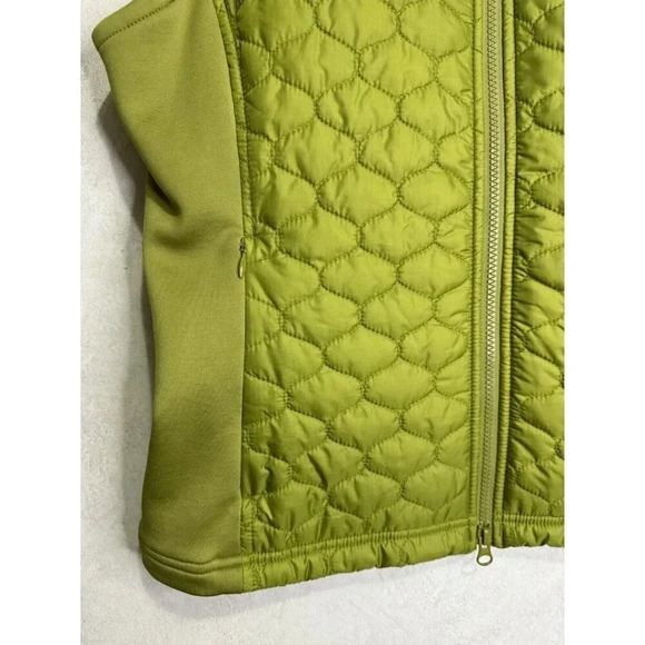 L.L. BEAN Quilted Mint Green Vest MEDIUM Fall Casual Fall Winter Outdoor Light - Picture 3 of 7